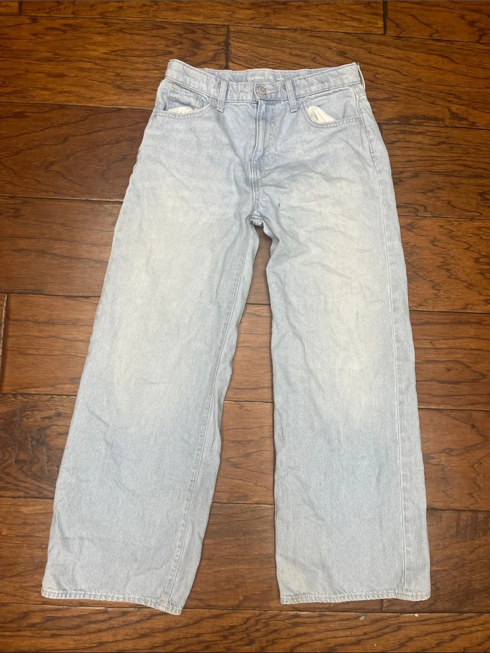 Old navy high rise baggy wide leg built in tough jeans